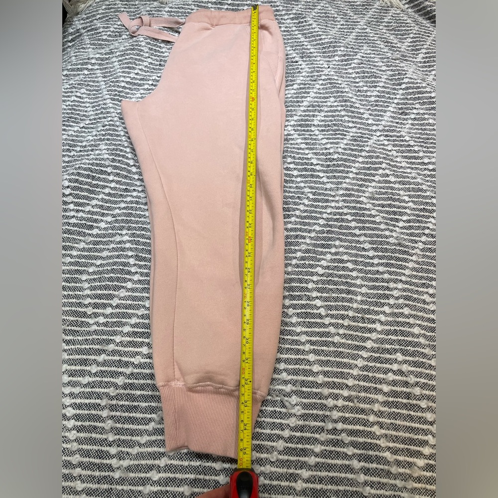 POPPY & PEONIES | Pastel blush Pink Joggers SweatPants Size S/M - Picture 11 of 12